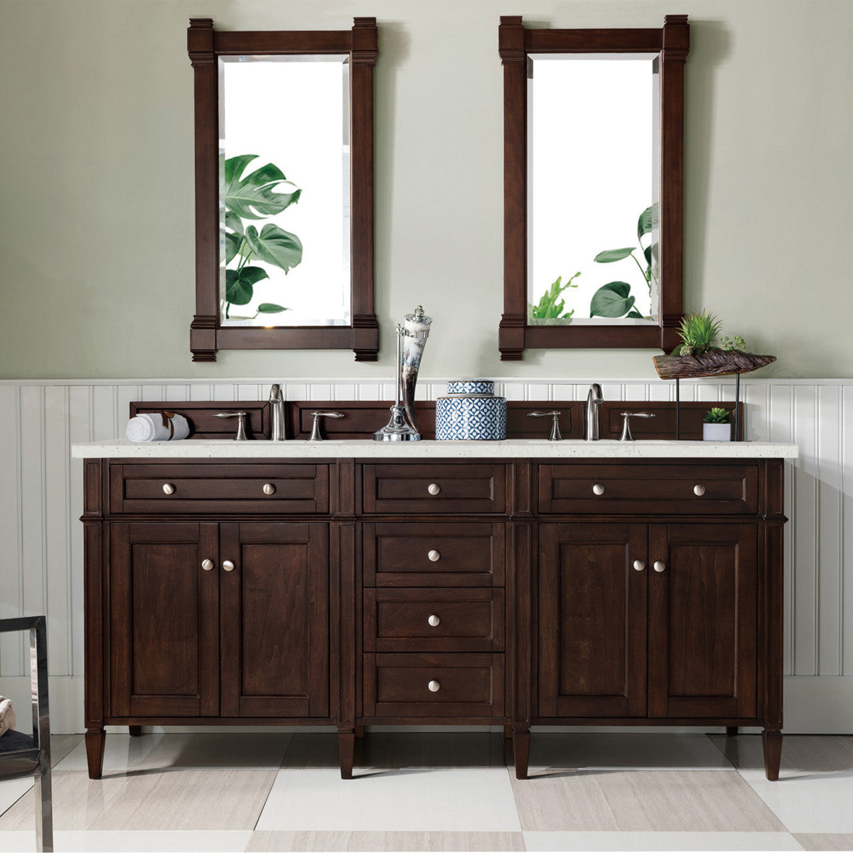 Brittany 72" Double Vanity Cabinet