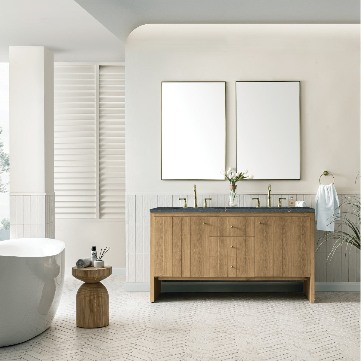 Hudson 60" Double Vanity Cabinet