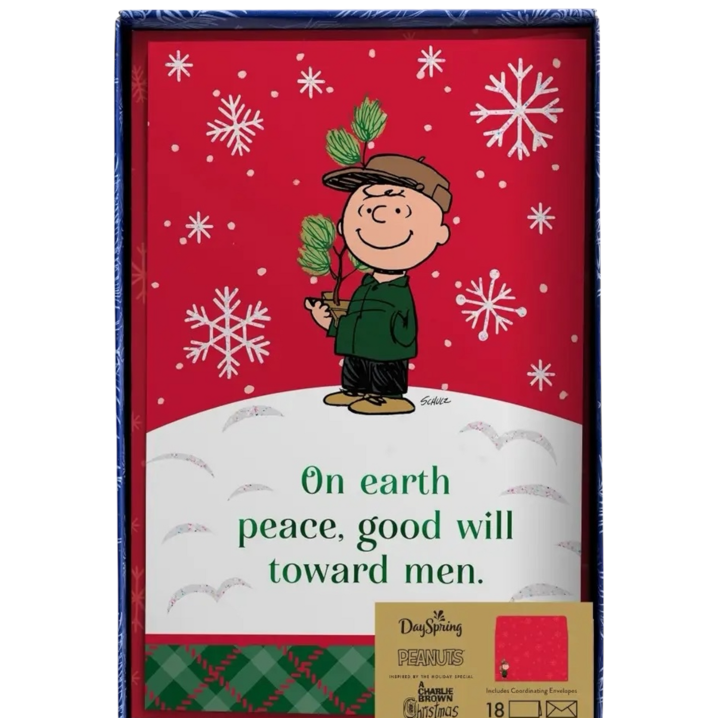 Peanuts - Good Will Toward Men Christmas Boxed Cards