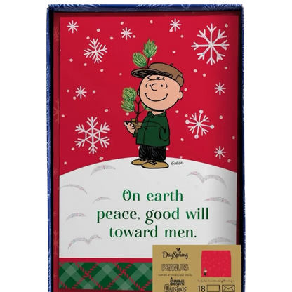 Peanuts - Good Will Toward Men Christmas Boxed Cards