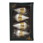 Krebs Value Glass Ornament 4 pack - Silver & Gold Drops
