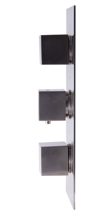 ALFI brand AB2701 Square 2 Way Thermostatic Shower Mixer