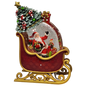 Lighted Spinning Water Globe Santa Sleigh