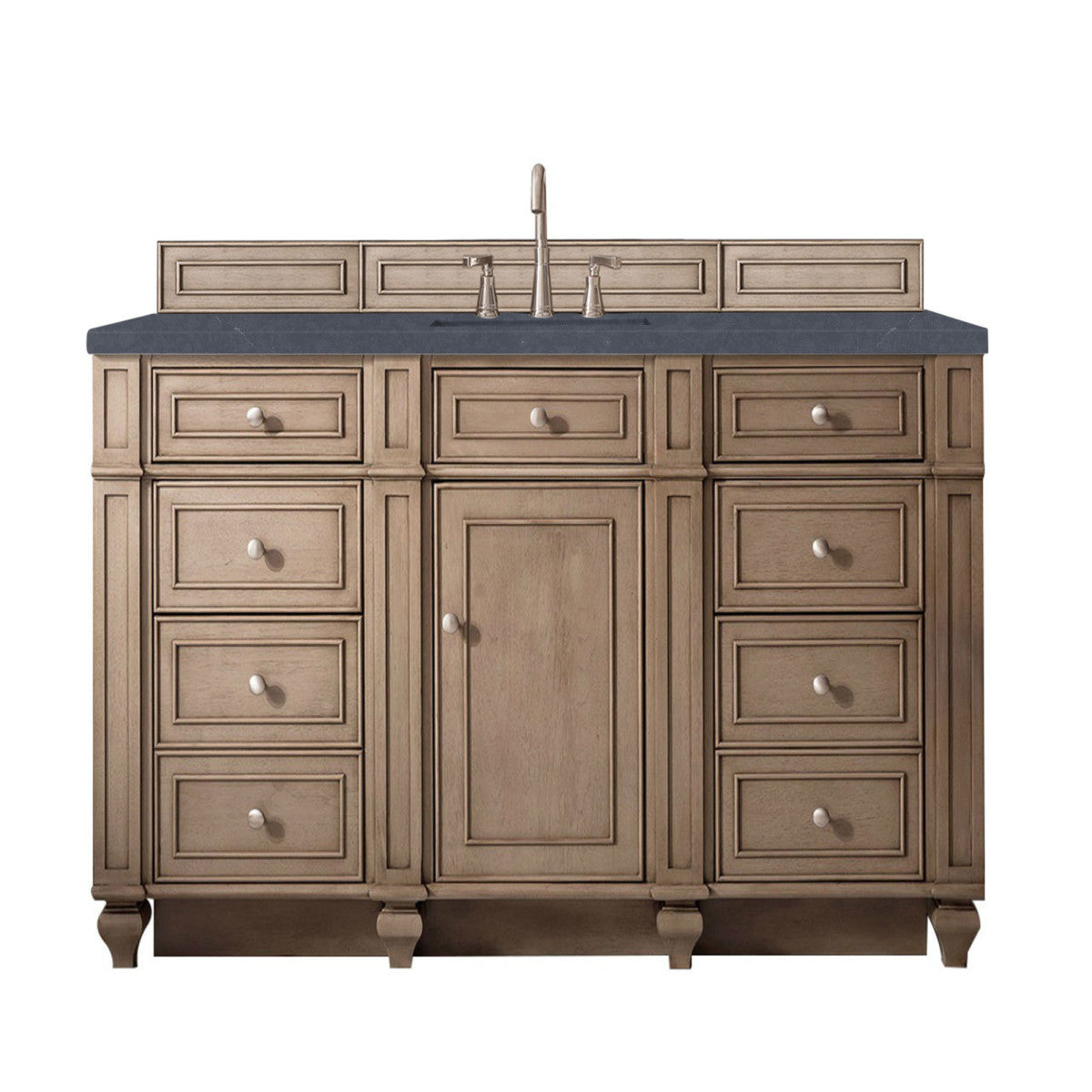 Bristol 60" Single Vanity Cabinet, Bright White