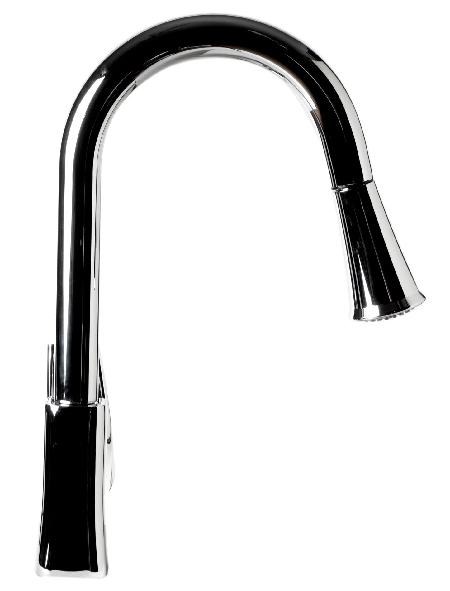 ALFI brand ABKF3889 Square Gooseneck Pull Down Kitchen Faucet