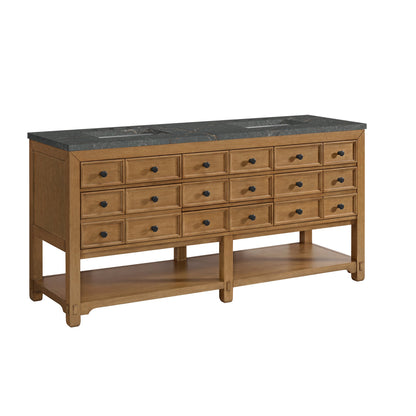 Malibu 72" Double Vanity Cabinet, Amber Birch