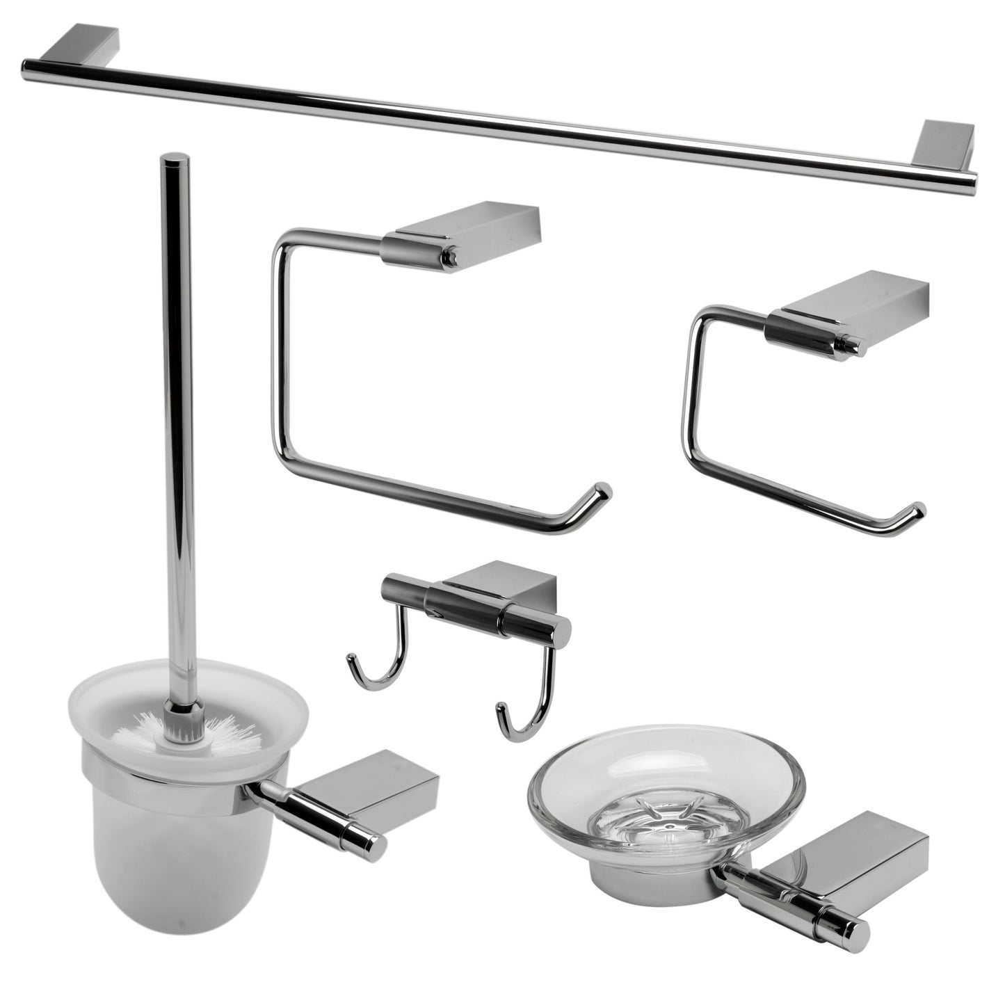 ALFI brand AB9515 6 Piece Bath Accessory Set