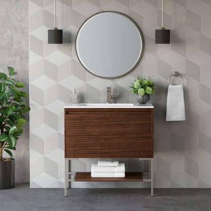 Mantova 35.4" Single Vanity Cabinet