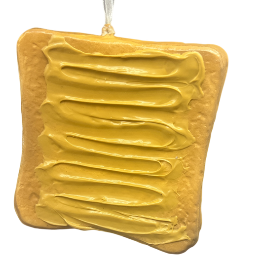 Sliced Toast Ornament - Peanutbutter