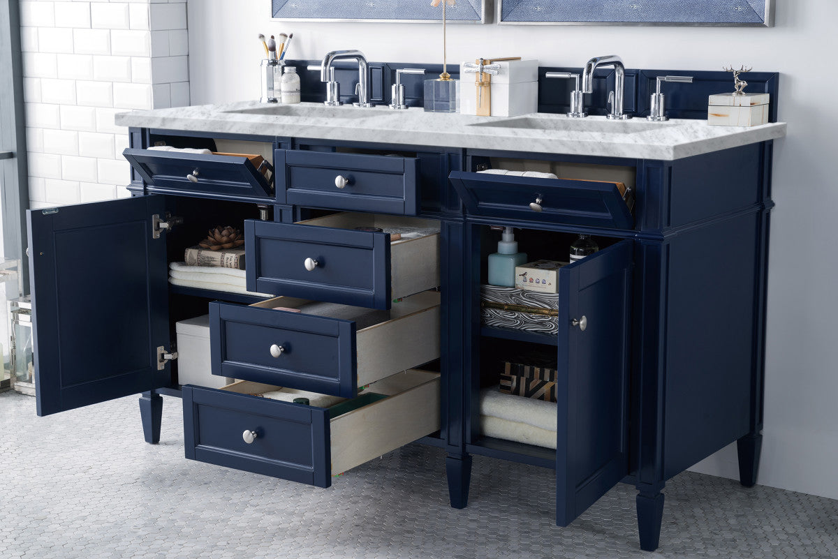 Brittany 60" Double Vanity Cabinet