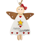 Merry Little Christmas Angel Ornament
