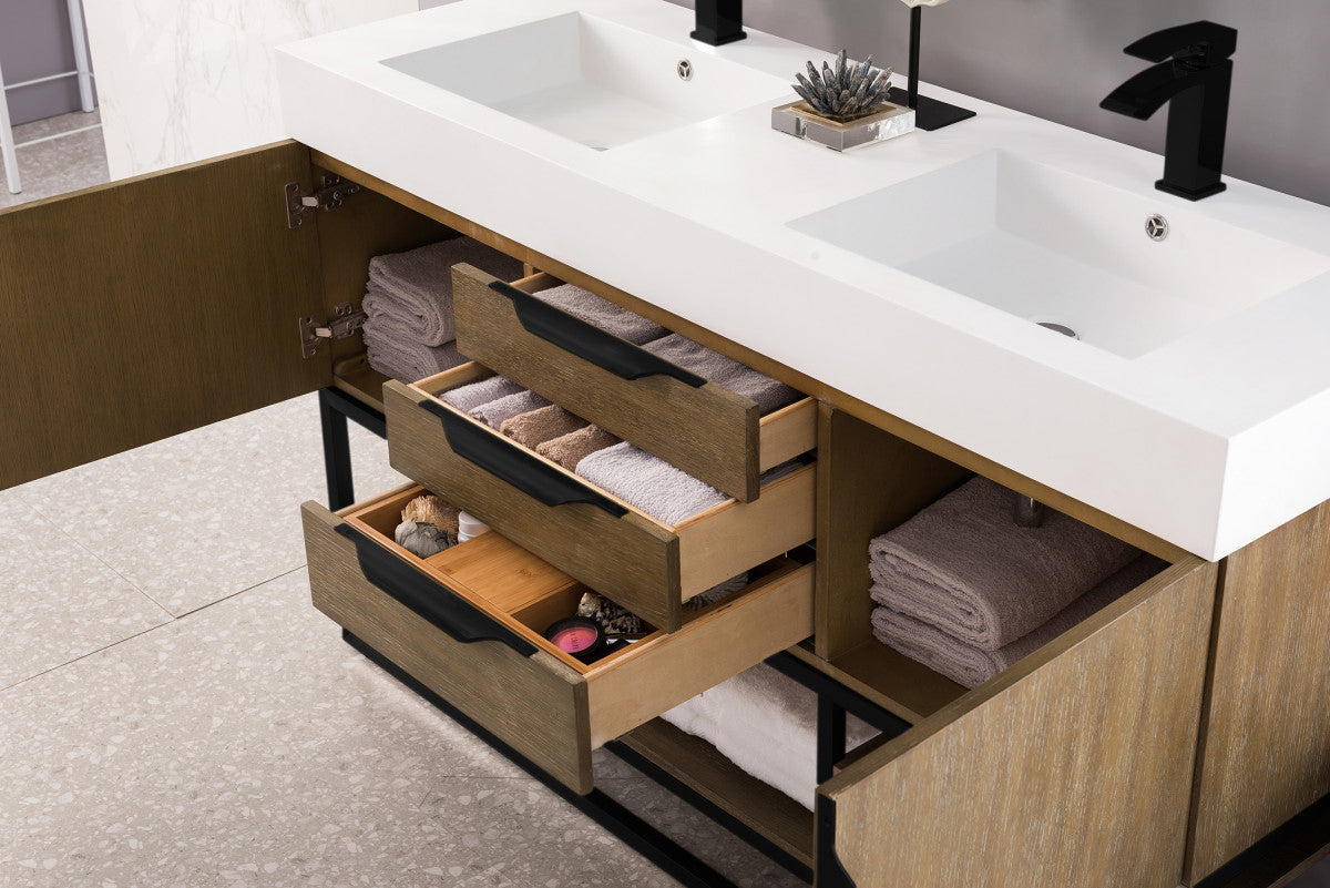 Columbia 59" Double Vanity Cabinet