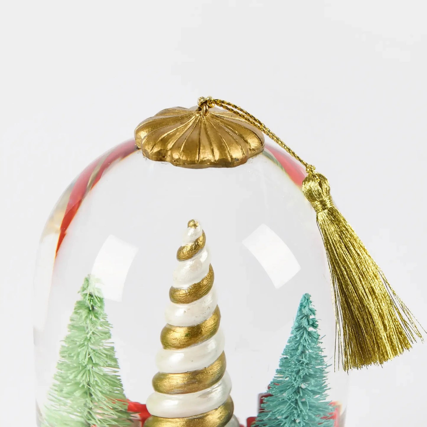 Unicorn Dome Christmas Snow Globe