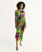 Sheer Multicolor Swimsuit Cover Up