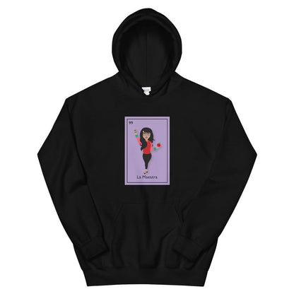 La Maestra Loteria Card Teacher Hoodie