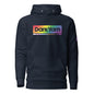 Progress Pride Dark Yarn Hoodie
