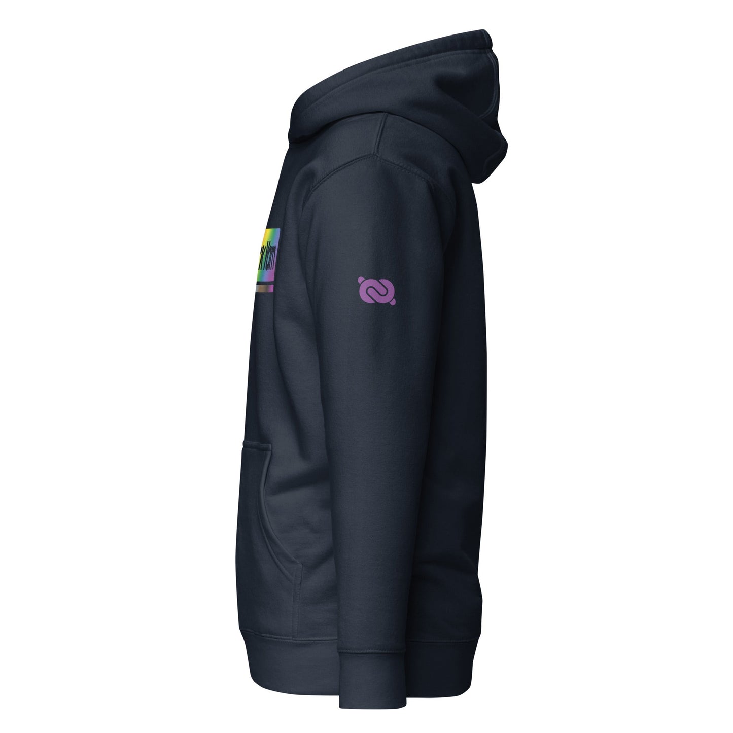 Progress Pride Dark Yarn Hoodie