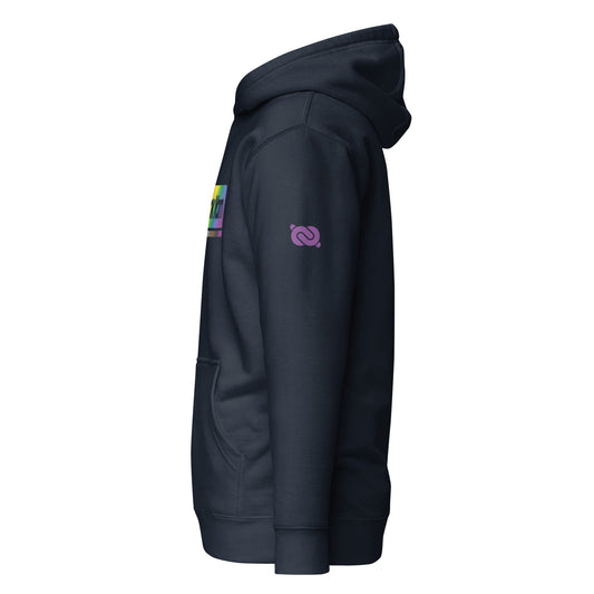 Progress Pride Dark Yarn Hoodie