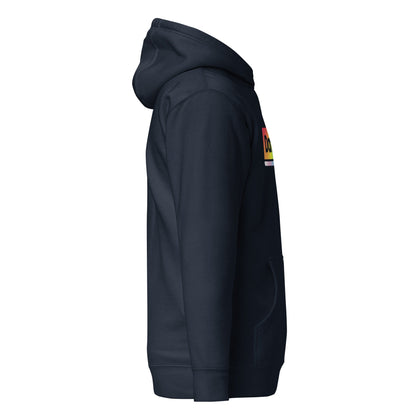 Progress Pride Dark Yarn Hoodie