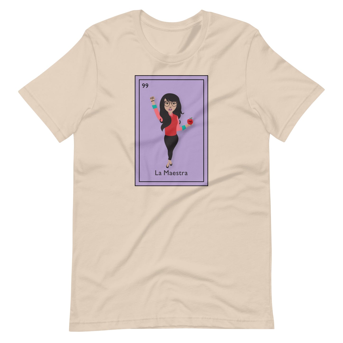 La Maestra Mexican Lotería Card T-Shirt