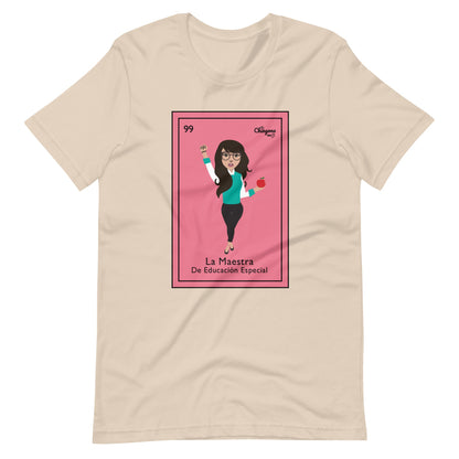 La Maestra De Educación Especial Mexican Loteria T-Shirt