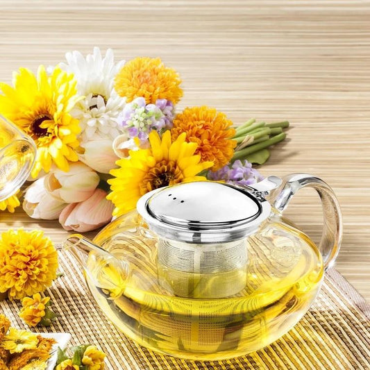Thermo Glass Teapot 52 Fl Oz | High temperature and shock resistant