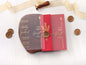 Gold Foiled Acrylic Invitations with Red Half Jackets