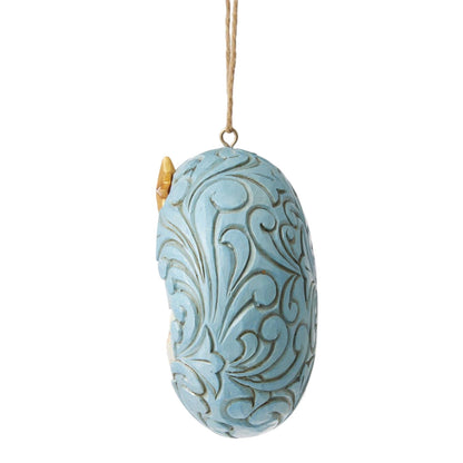 Blue & Gold Holy Family Ornament