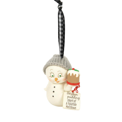 One Plum Pudding Short - Snowpinions Ornament