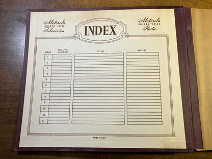 12 Page 12" 78RPM Record Book *NO WRITING* | Excellent (EX)
