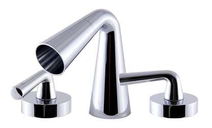 ALFI brand AB1790 Widespread Cone Waterfall Bathroom Faucet
