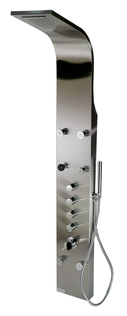 ALFI brand  ABSP40 Stainless Steel Shower Panel with 6 Body Sprays