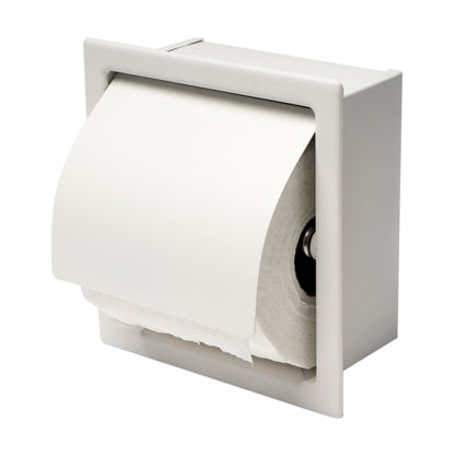ALFI brand ABTPC77 Stainless Steel Recessed Toilet Paper Holder with Cover