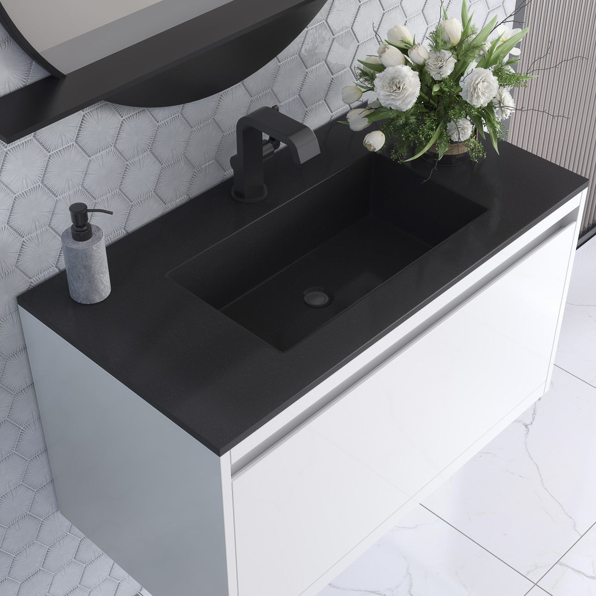 Mantova 35.4" Single Vanity Cabinet
