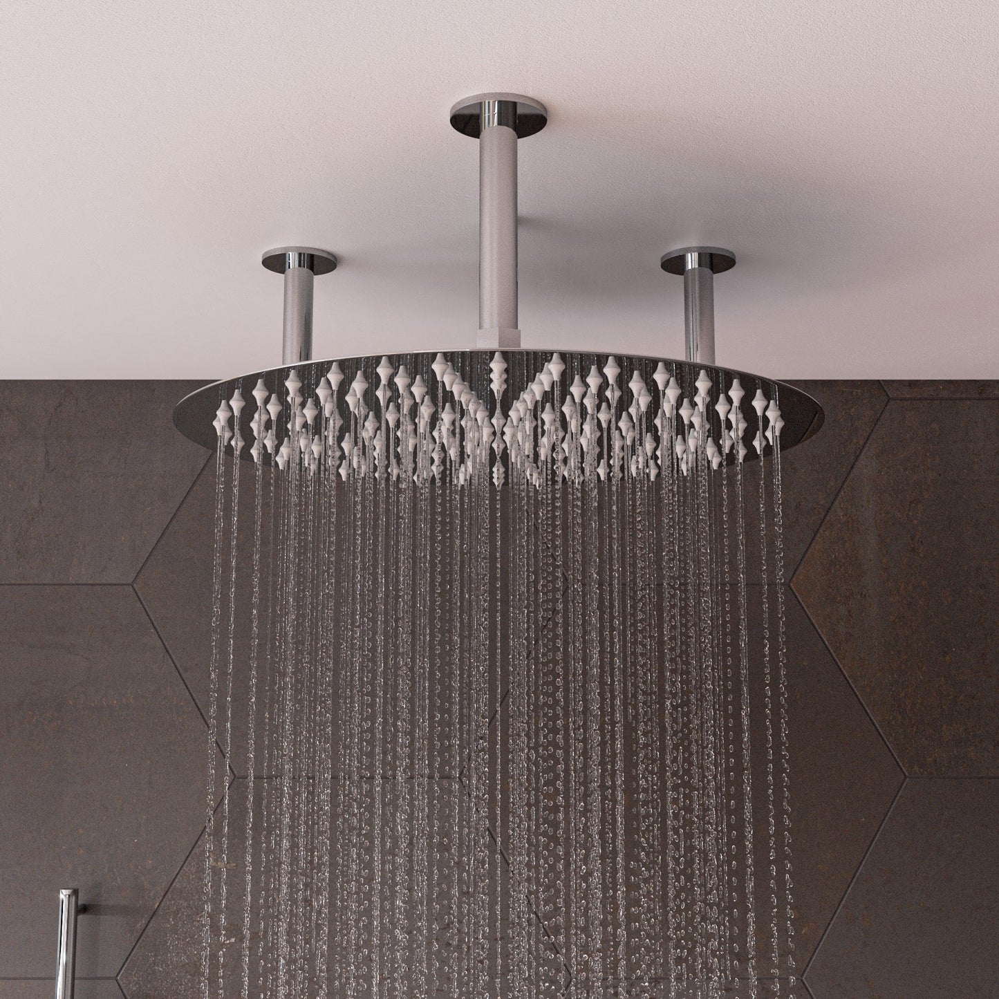ALFI brand RAIN20R 20" Round Ultra Thin Rain Shower Head