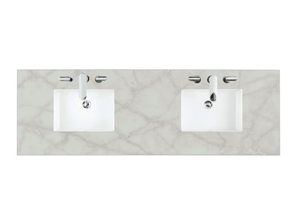 72" Double Top, 3 CM Silestone w/ Sink