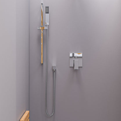 ALFI brand AB6801 Square Pressure Balanced Shower Mixer with Diverter