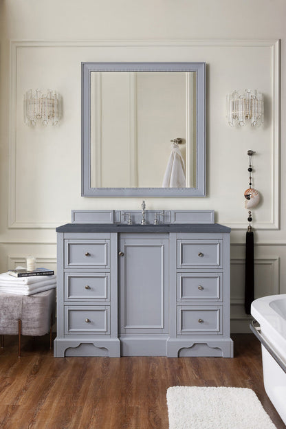 De Soto 48" Single Vanity Cabinet, Bright White