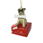 Pug with Bone Ornament