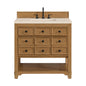 Malibu 36" Single Vanity Cabinet, Amber Birch