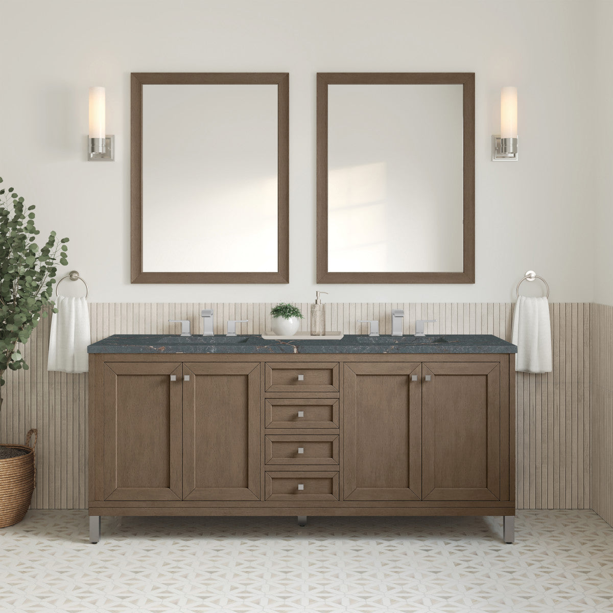 Chicago 72" Double Vanity Cabinet