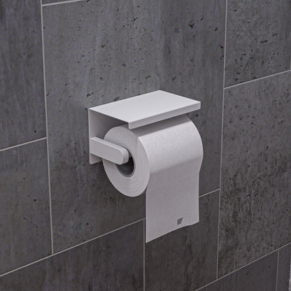 AlFI brand ABTPC66 Stainless Steel Toilet Paper Holder with Shelf