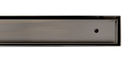 ALFI brand ABLD59A ABLD59A 59" Stainless Steel Linear Shower Drain with No Cover