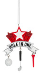 Golf Dangle Ornament - Hole In One