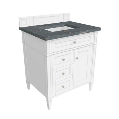 Brittany 30" Single Vanity in Bright White