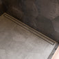 ALFI brand ABLD59A ABLD59A 59" Stainless Steel Linear Shower Drain with No Cover