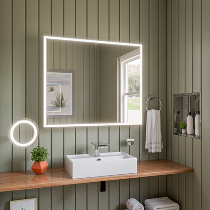 ALFI brand ABN1616 16 x 16  Square Single Shelf Bath Shower Niche