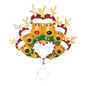 New Reindeer Family Of 6 - Ornament