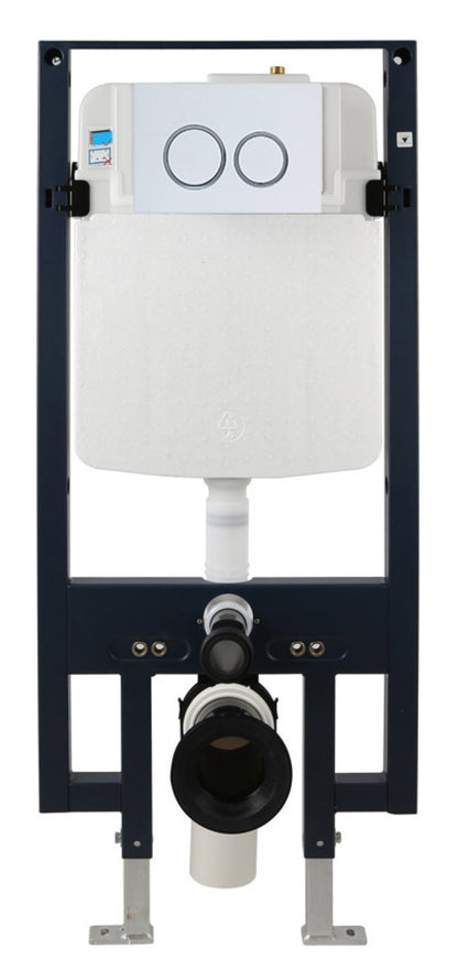 EAGO PWG380 Dual Flush Wall Mounted Toilet Tank Carrier for WD101, WD332, WD333