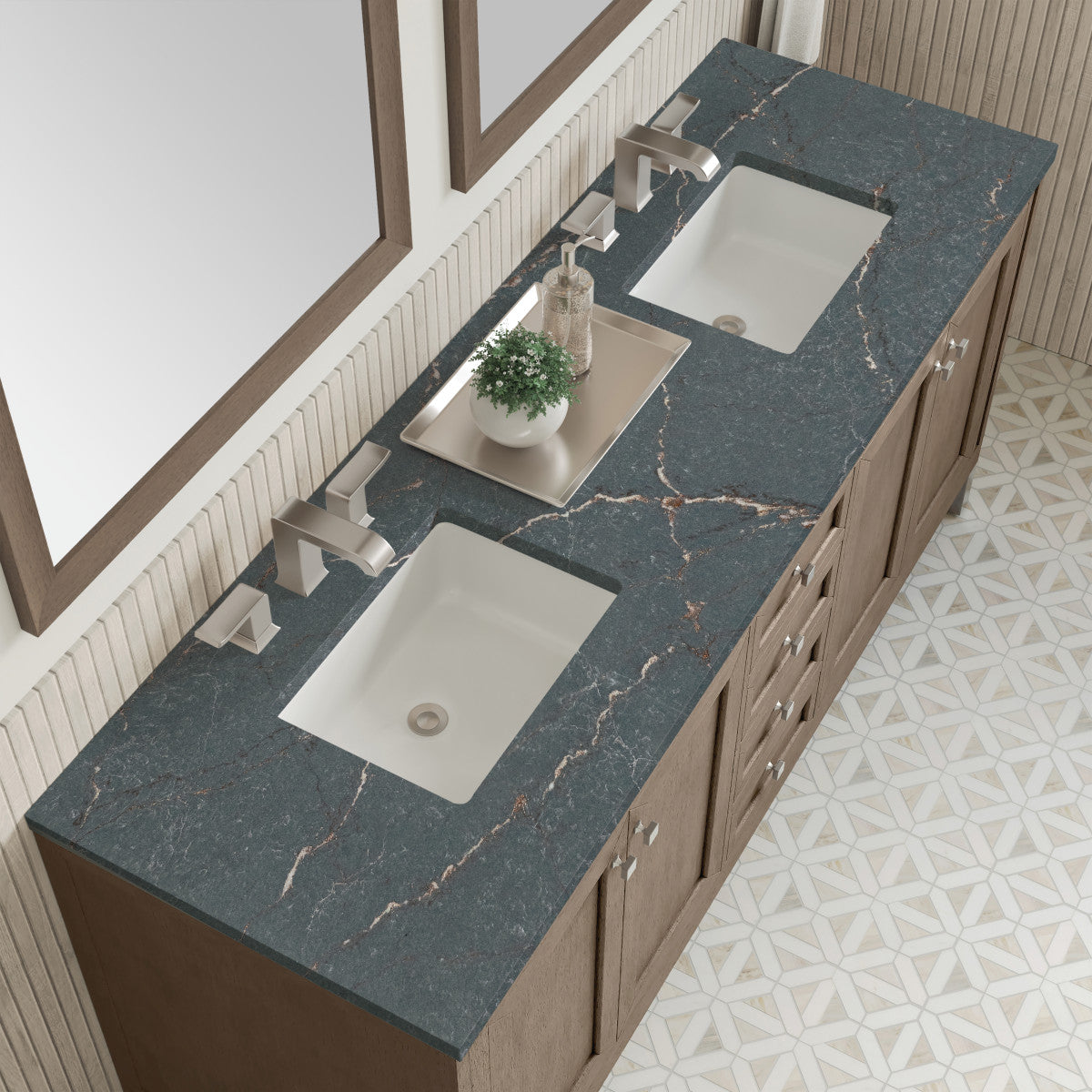 Chicago 72" Double Vanity Cabinet